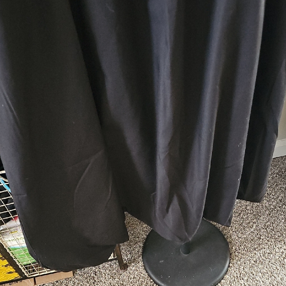 Black Long Bubble Hem Skirt - Picture 3 of 4